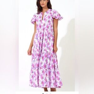 Like new perfect Oliphant V-NECK MAXI- MADAGASCAR LILAC size xsmall